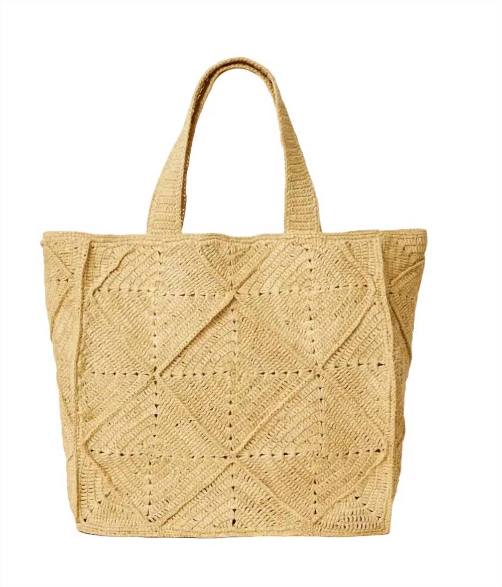 NEW BTB LOS ANGELES women's zinnia tote bag in natural